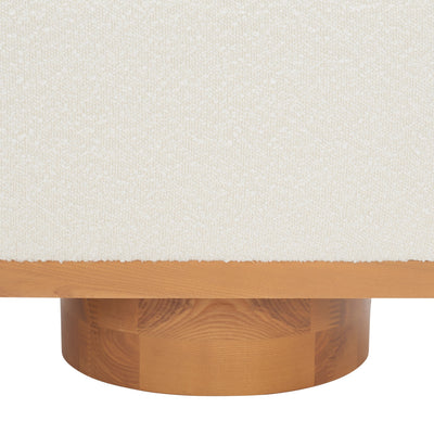 Banc de rangement SAFAVIEH Couture Sunneva Boucle - 61 po L x 20 po P x 19 po H - 61L x 20P x 19H