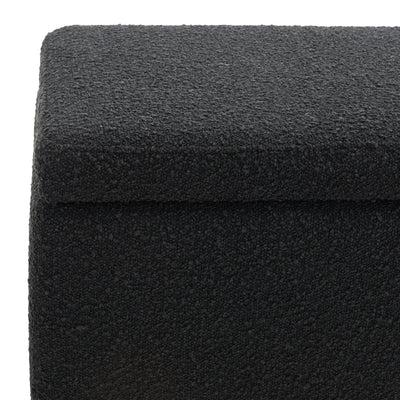 Banc de rangement SAFAVIEH Couture Sunneva Boucle - 61 po L x 20 po P x 19 po H - 61L x 20P x 19H