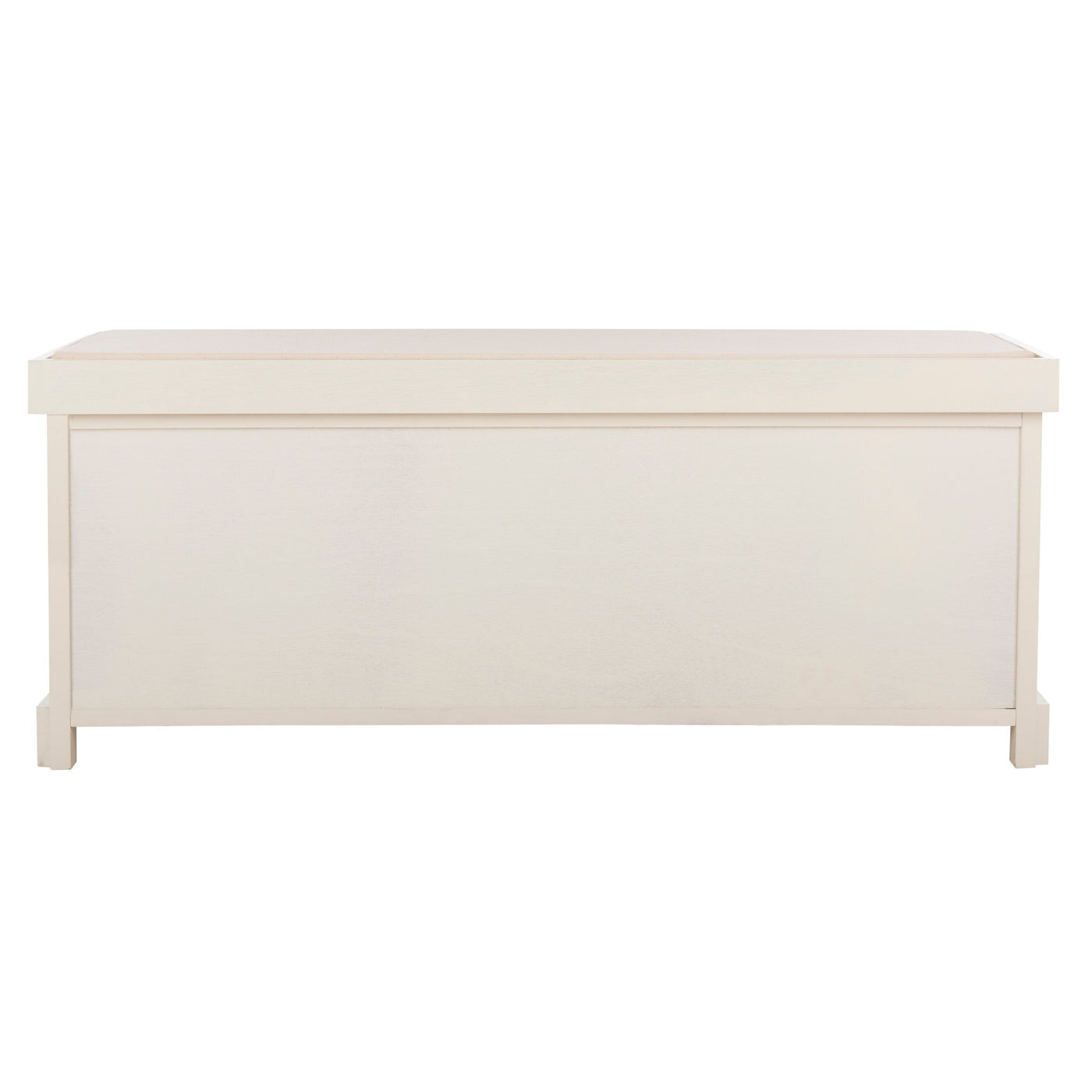 Banc de rangement SAFAVIEH Eola gris/blanc - 47 x 16,1 x 19,9 - 47 L x 16 P x 20 H