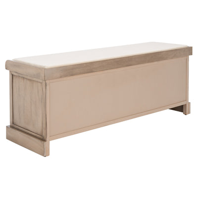 Banc de rangement à 3 tiroirs avec coussins SAFAVIEH Fiorello - 47,3 L x 15 L x 19 H - 47 L x 15 P x 19 H