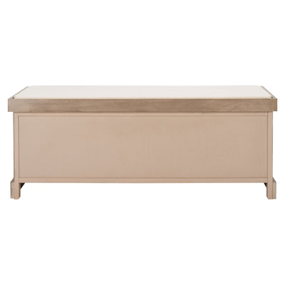 Banc de rangement à 3 tiroirs avec coussins SAFAVIEH Fiorello - 47,3 L x 15 L x 19 H - 47 L x 15 P x 19 H