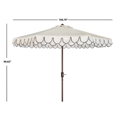 Parasol élégant SAFAVIEH Gebbine de 9 pieds