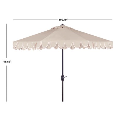 Parasol élégant SAFAVIEH Gebbine de 9 pieds