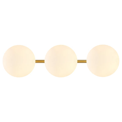 Applique murale traditionnelle SAFAVIEH Lighting Lambrini 21 (3 ampoules) - 6 L x 8 P x 21 H - 21 L x 8 P x 6 H