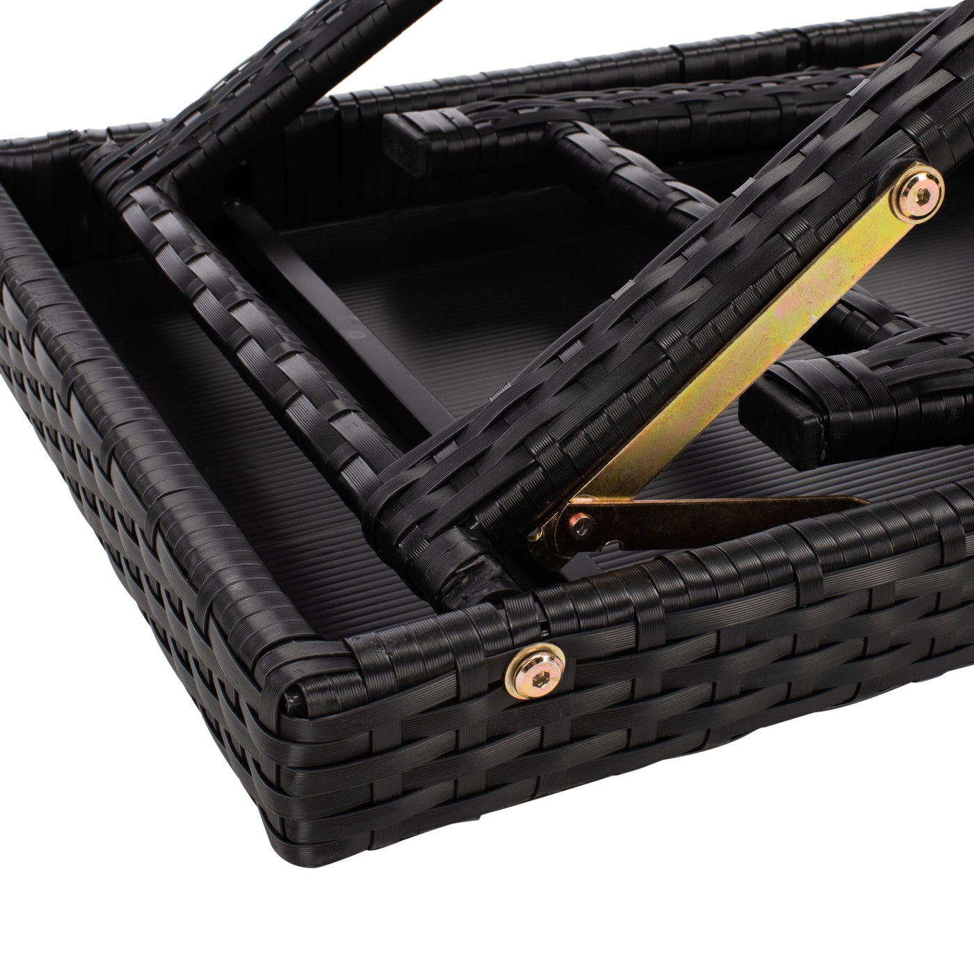 Ensemble de chaises longues d'extérieur Blaguna 3 pièces SAFAVIEH - 83 L x 20 P x 24 H