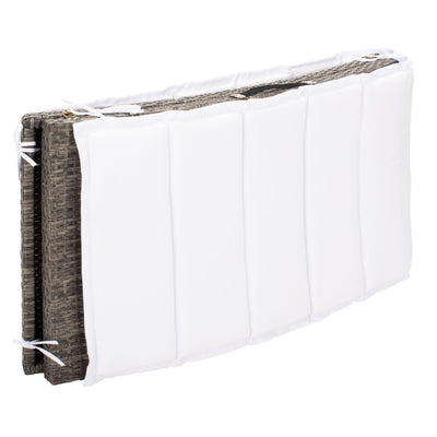 Ensemble de chaises longues d'extérieur Blaguna 3 pièces SAFAVIEH - 83 L x 20 P x 24 H