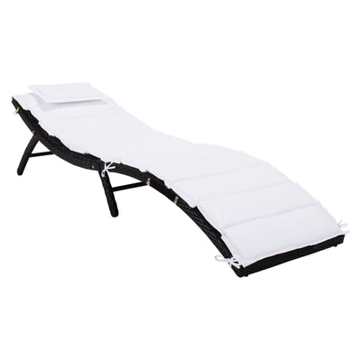 Ensemble de chaises longues d'extérieur Blaguna 3 pièces SAFAVIEH - 83 L x 20 P x 24 H