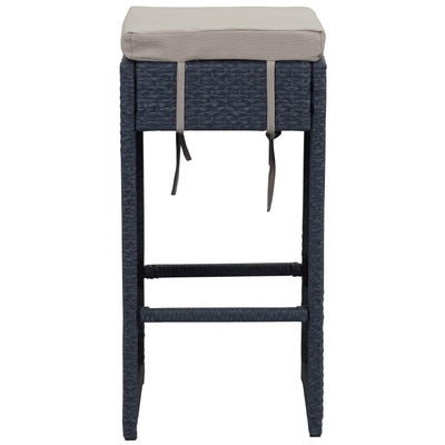 SAFAVIEH Ensemble de bar extérieur Euda (7 pièces) - 29Lx59Px42H