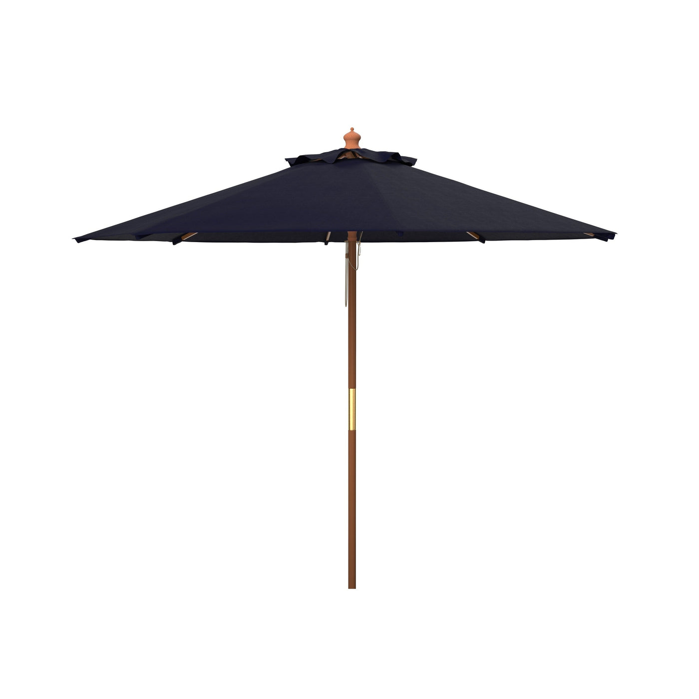 Parasol de marché à poulie en bois SAFAVIEH Outdoor Glauca de 11 pieds