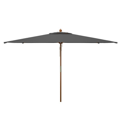 Parasol de marché à poulie en bois SAFAVIEH Outdoor Glauca de 11 pieds