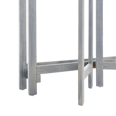 Ensemble de salon d'angle d'extérieur Kenna 3 pièces pour balcon SAFAVIEH - 39 L x 19 P x 33 H