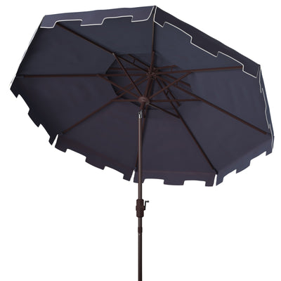 Parasol de marché double SAFAVIEH Outdoor Livia 9 pieds, base non incluse