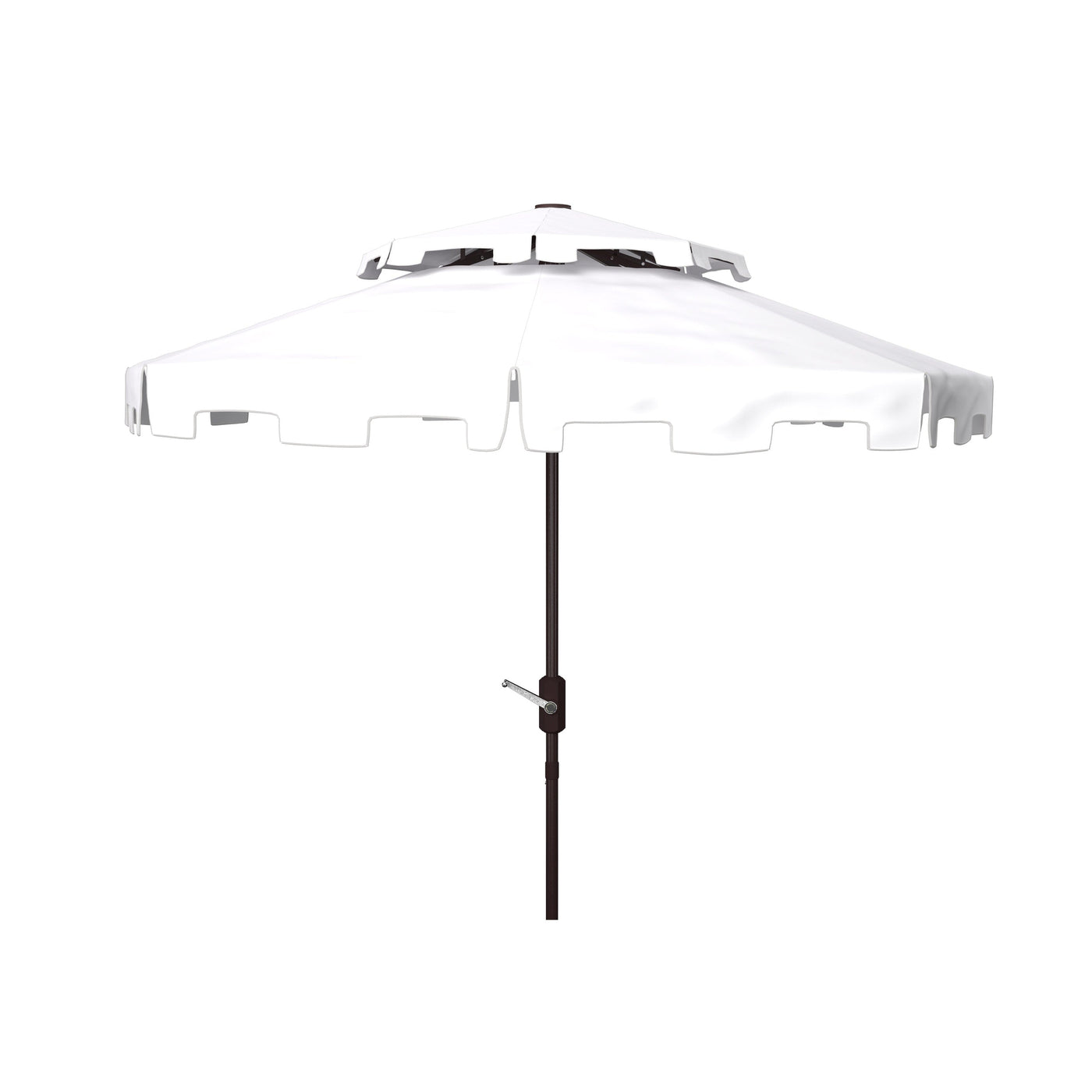 Parasol de marché double SAFAVIEH Outdoor Livia 9 pieds, base non incluse