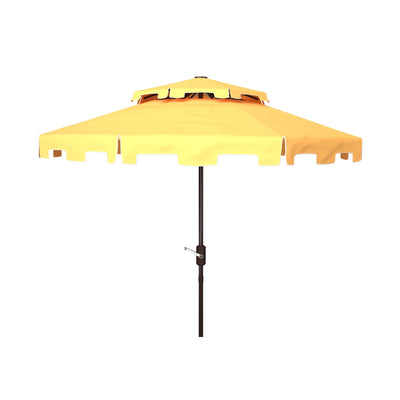Parasol de marché double SAFAVIEH Outdoor Livia 9 pieds, base non incluse