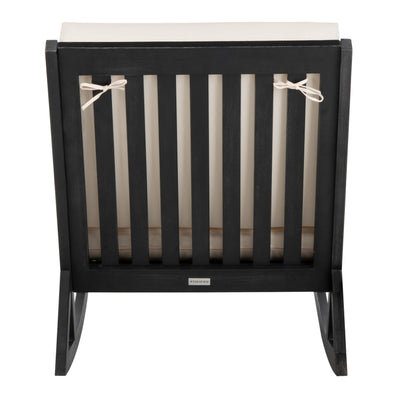 Chaise à bascule d'extérieur Makaila de SAFAVIEH avec coussin - 26 L x 31 P x 38 H