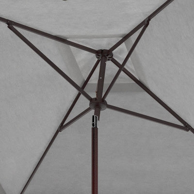 Parasol carré d'extérieur SAFAVIEH Naima Valance de 7,5 pieds