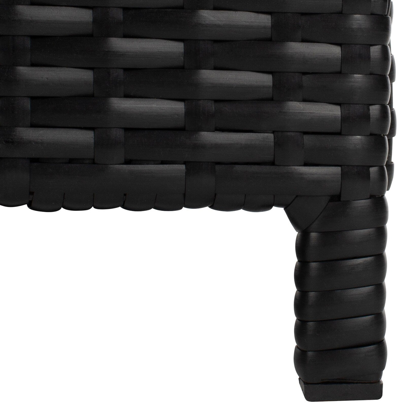 Lit de repos d'extérieur SAFAVIEH Taniyah en osier avec oreiller et coussins - 53 L x 28 P x 62 H