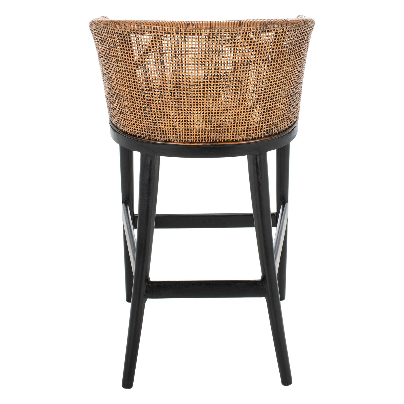 Tabouret de bar en rotin SAFAVIEH Virona de 76 cm (22,3 po l x 20,5 po l x 39 po H)