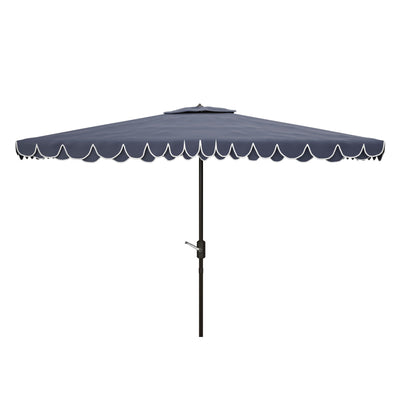 Parasol d'extérieur rectangulaire SAFAVIEH Zariah 6'x10' avec cantonnière