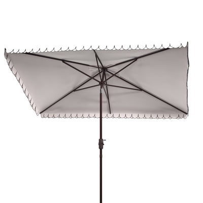 Parasol d'extérieur rectangulaire SAFAVIEH Zariah 6'x10' avec cantonnière