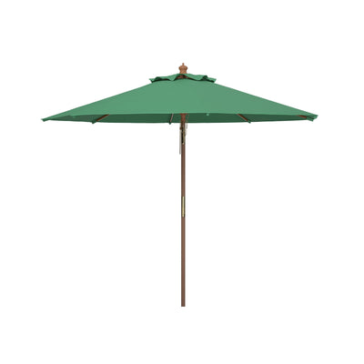 Parasol d'extérieur en bois SAFAVIEH Zlatana de 2,7 m