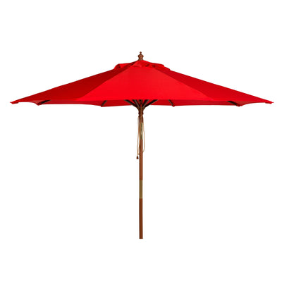 Parasol d'extérieur en bois SAFAVIEH Zlatana de 2,7 m