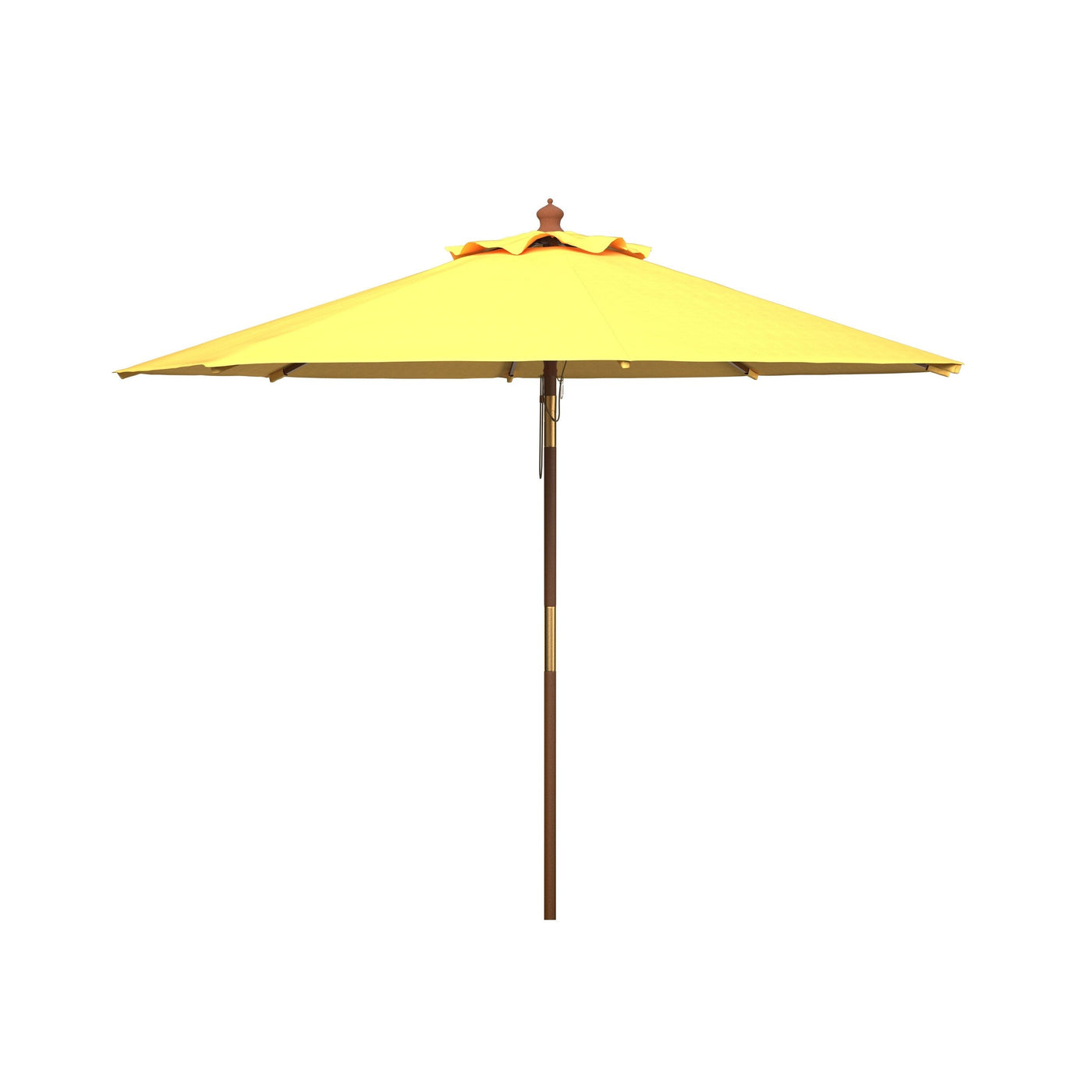 Parasol d'extérieur en bois SAFAVIEH Zlatana de 2,7 m