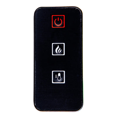 Foyer électrique encastrable SEI Furniture 23 Base avec télécommande