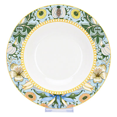 Service de table en porcelaine fine Morris Garden de STP Goods, 24 pièces pour 6 personnes