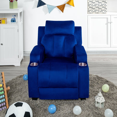 Sièges magiques pour princesses super-héros, fauteuil inclinable super luxueux pour enfants avec repose-pieds, appui-tête et 2 porte-gobelets