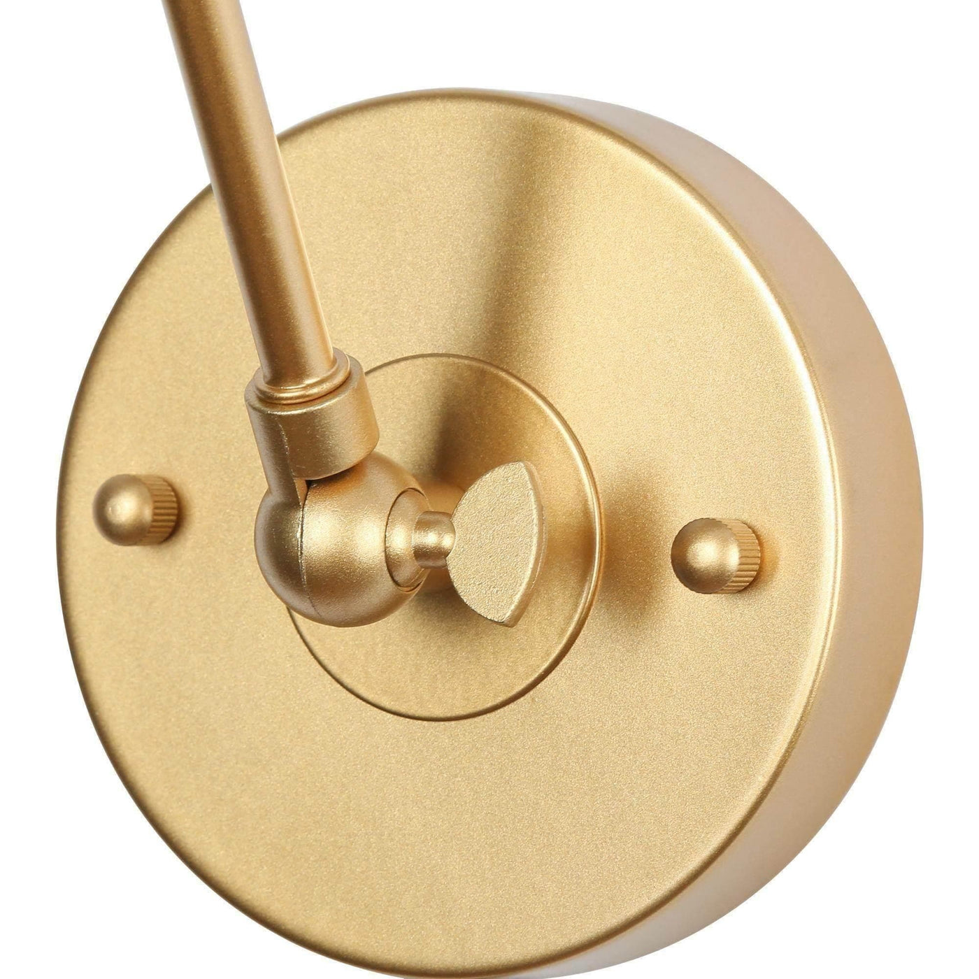 Lot de 2 appliques murales modernes à bras pivotant réglables et câblées