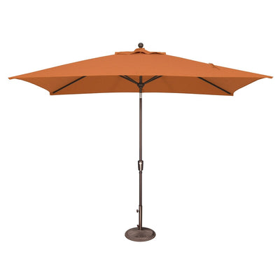 Parasol inclinable rectangulaire à bouton-poussoir SimplyShade Catalina de 10 pieds