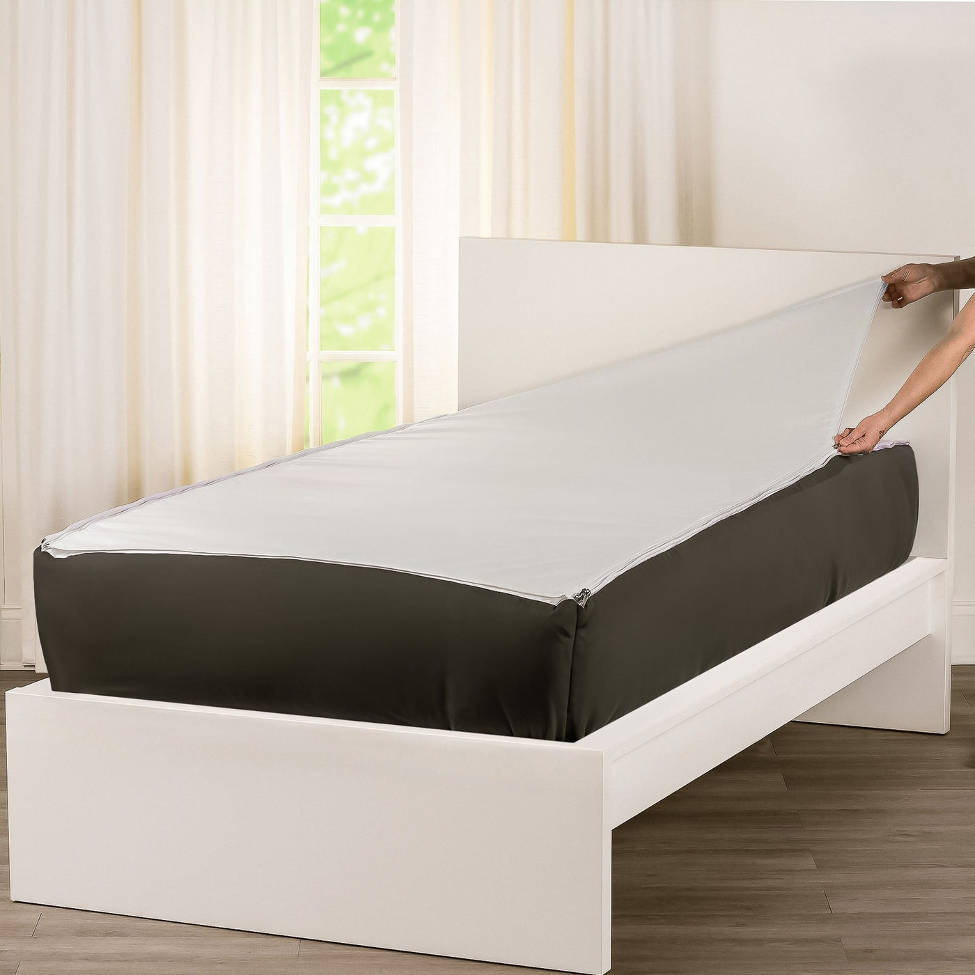 Parure de lit de luxe avec fermeture éclair Siscovers Pewter Bunkie