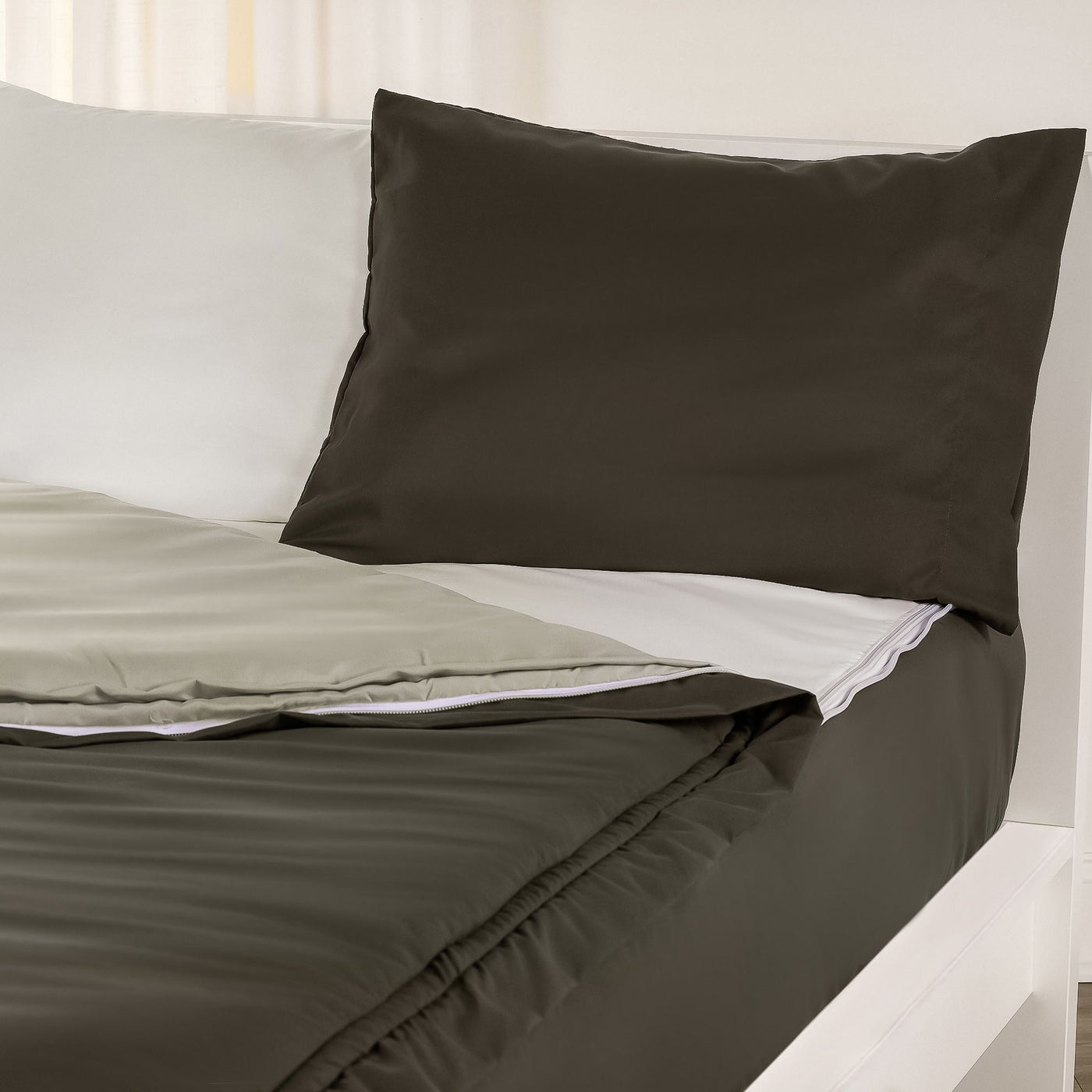 Parure de lit de luxe avec fermeture éclair Siscovers Pewter Bunkie