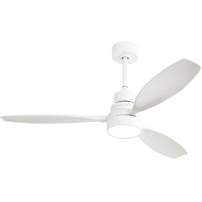 Ventilateur de plafond d'intérieur en bois Sofucor 52 avec télécommande et éclairage intégré en option