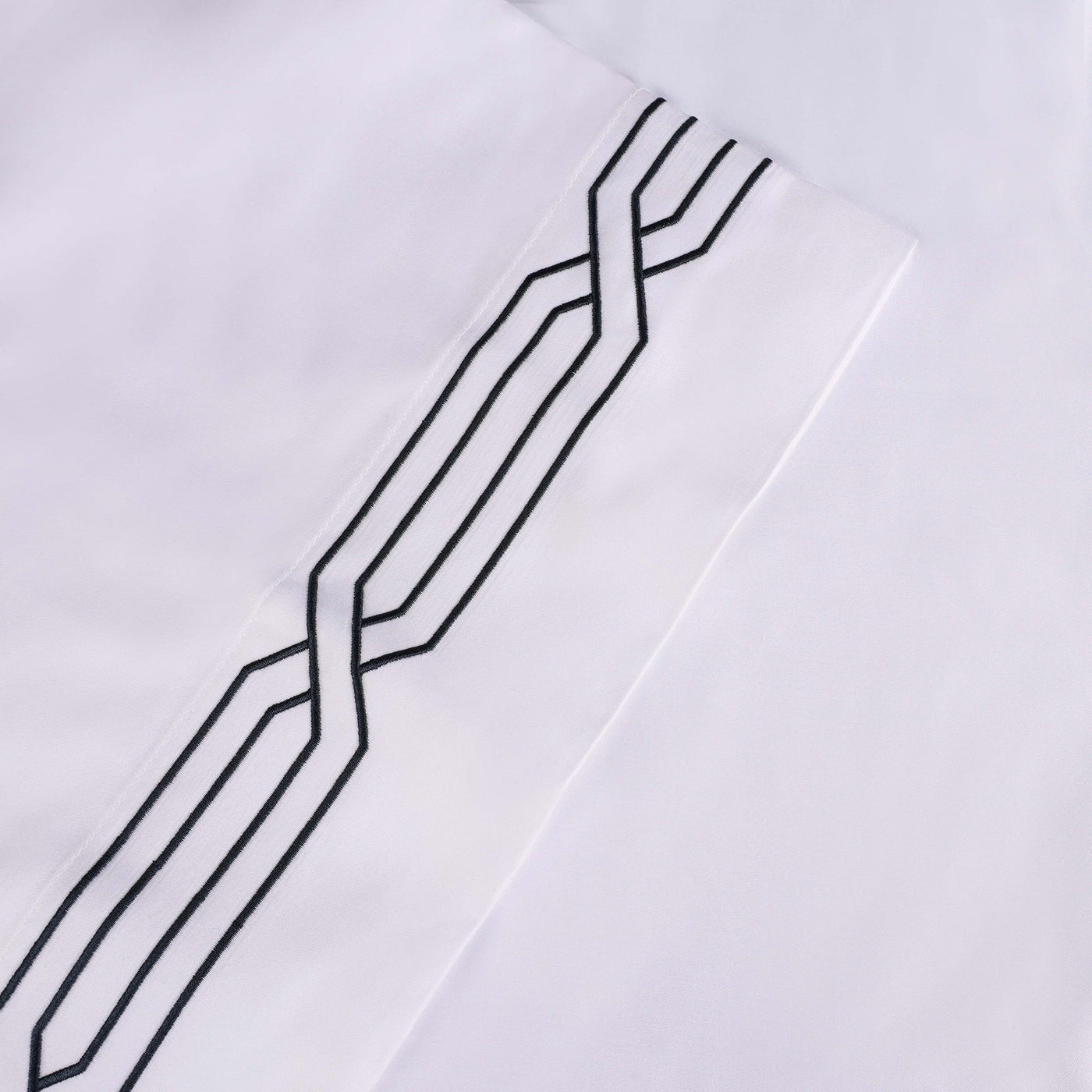 Parure de draps unie écologique en coton égyptien de qualité supérieure 1 200 fils