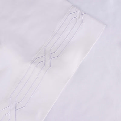 Parure de draps unie écologique en coton égyptien de qualité supérieure 1 200 fils