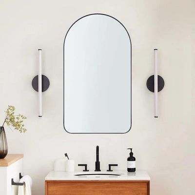 Armoire à pharmacie encastrée avec cadre TEHOME Aristes, miroir et étagères réglables