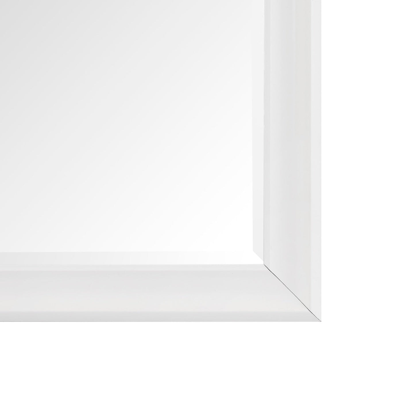 Grand miroir sur toute la surface, miroir surdimensionné, cadre en imitation bois lisse, miroir rectangulaire à suspendre au mur