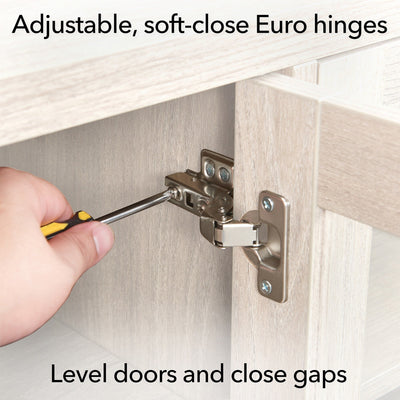 Meuble TV rectangulaire Tillman pour téléviseurs jusqu'à 75