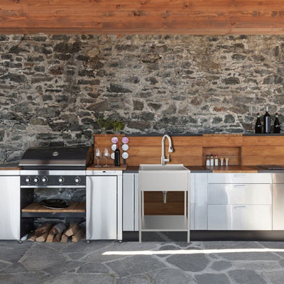 Évier de buanderie et lavabo en acier inoxydable Transolid EWS-2422S de 24 po de largeur x 22 po de profondeur x 35 po de hauteur - 24 po x 22 po