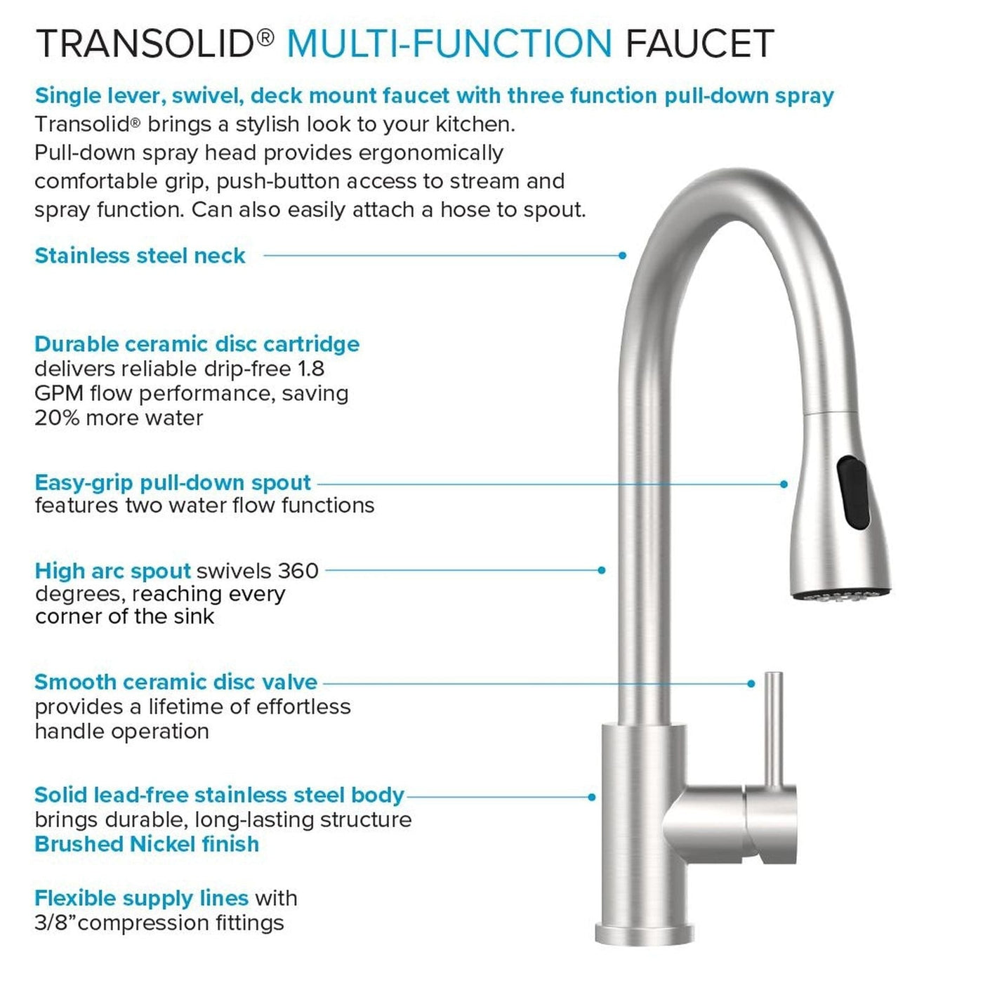 Évier de buanderie et lavabo en acier inoxydable Transolid EWS-2422S de 24 po de largeur x 22 po de profondeur x 35 po de hauteur - 24 po x 22 po
