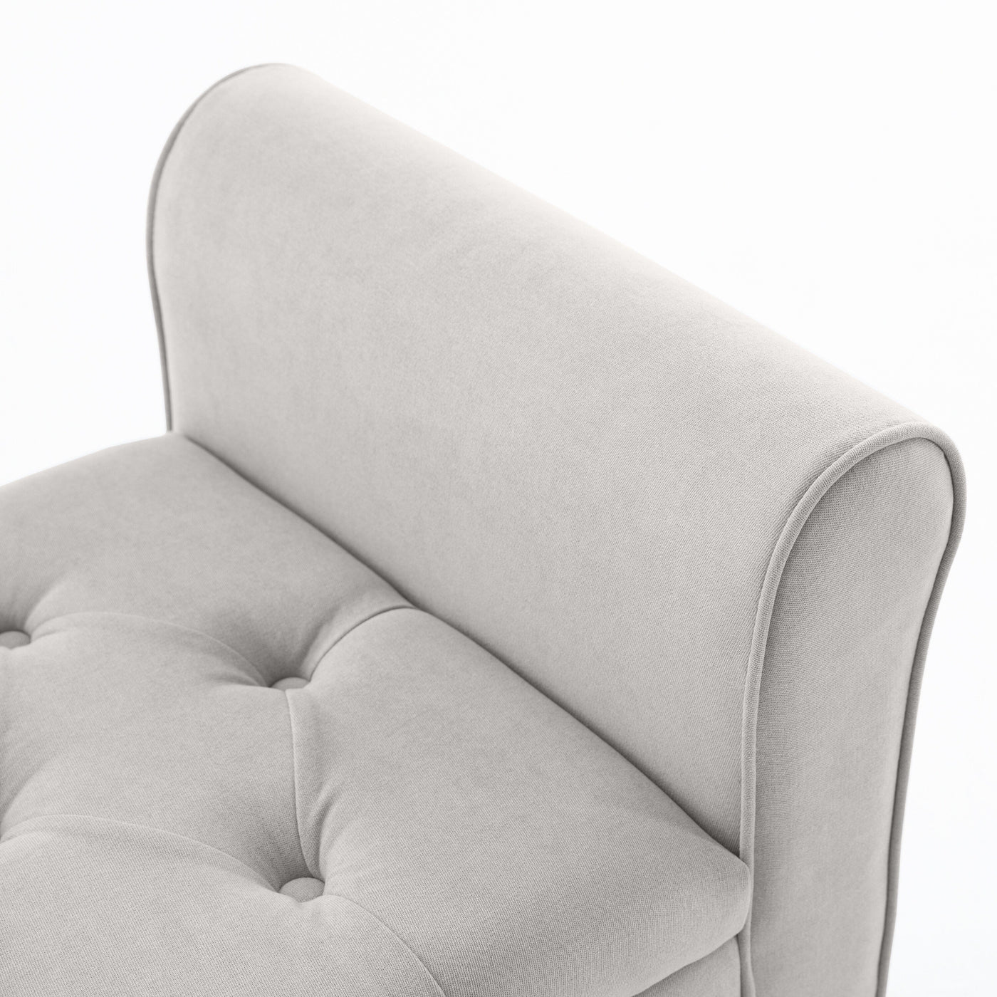 Banc de rangement rembourré, banc d'entrée avec dessus rabattable touffeté, 50,4 pouces