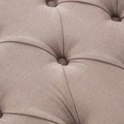 Banc de rangement rembourré, banc d'entrée avec dessus rabattable touffeté, 50,4 pouces