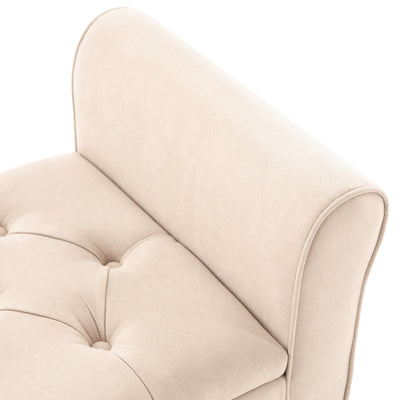 Banc de rangement rembourré, banc d'entrée avec dessus rabattable touffeté, 50,4 pouces