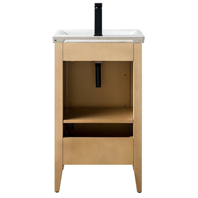 Meuble-lavabo simple Vanity Art 20, 24 ou 30 avec dessus en céramique