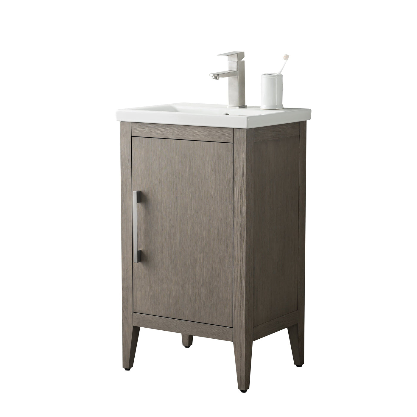 Meuble-lavabo simple Vanity Art 20, 24 ou 30 avec dessus en céramique