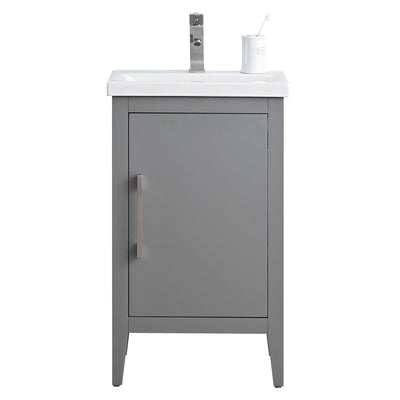 Meuble-lavabo simple Vanity Art 20, 24 ou 30 avec dessus en céramique
