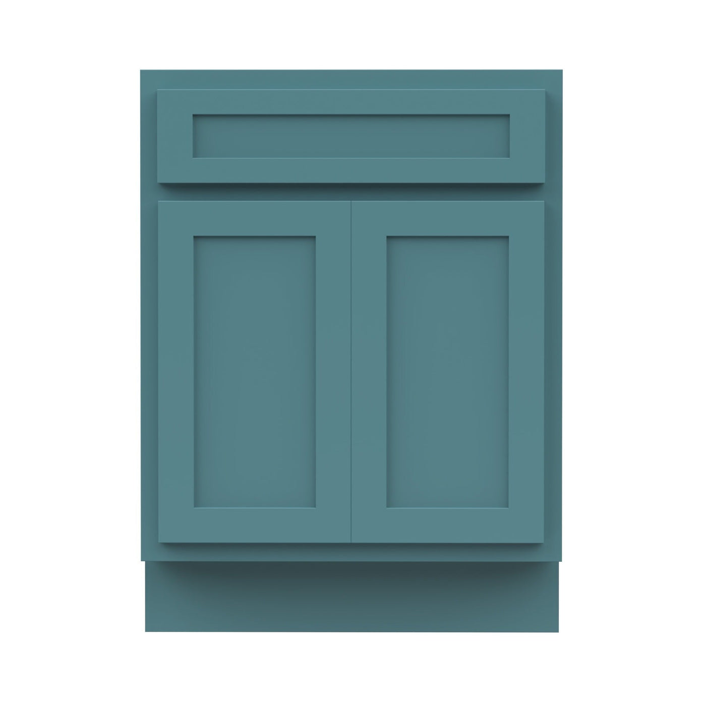 Meuble-lavabo simple en bois massif de 24 pouces de Vanity Art