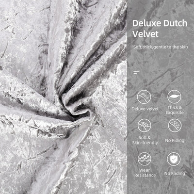 Lit pour animal de compagnie en velours capitonné avec coussin amovible